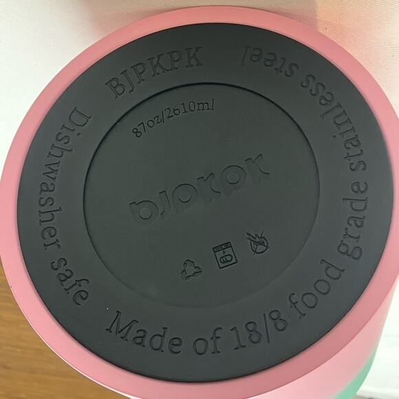 BJPKPK 87 oz. Ombré Insulated Water Bottle Carrying Handle Stainless Steel - Picture 8 of 8